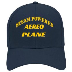 STEAM-POWERED-AEREO-PLANE-Navy-Diplomata White cross Low Pro Style Otto Cap 