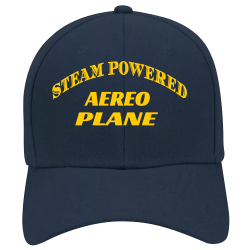 STEAM-POWERED-AEREO-PLANE-PURCHASED-July-2024 White cross Low Pro Style Otto Cap 