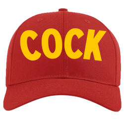 COCK Cotton Snapback Two Color Hat 
