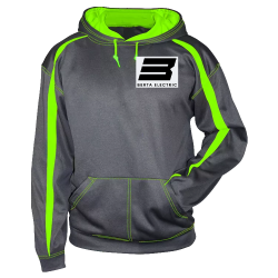 Create Adult Two Color Fusion Hoodie