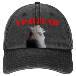 FISH-FEAR Design Your Own Custom Printed Hat | Unisex Otto Cap Hat 18-1248