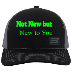 Not-New-but--New-to-You Create Custom Printed Cap | Unisex Pacific Headwear Trucker Snapback Cap
