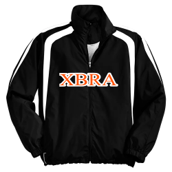 XBRAND Adult Customized Colorblock Raglan Jacket