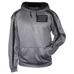 grey-hoodie Adult Two Color Fusion Hoodie