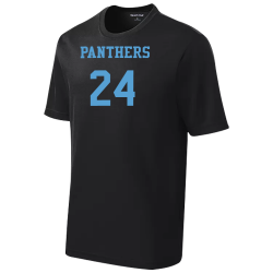 24-PANTHERS Youth Racer Wicking Mesh Tee