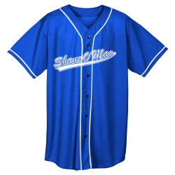 Mike Adult Full Button Wicking Mesh Jersey