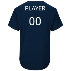 Sandbox Red-Sox Official MLB Full Button Youth Jersey - MAHD684Y