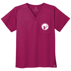 Sparkling USMC Design Your Own Printed Medical Uniform | Unisex Wonderwink Medical Uniform Ww3160