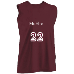22-McElroy Texas A & M Aggies Girls Sleeveless Softball Jersey