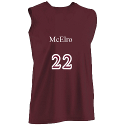 22-McElroy Texas A & M Aggies Girls Sleeveless Softball Jersey