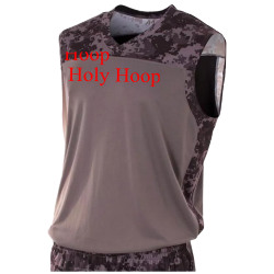 Holy-Hoops Adult Camouflage Basketball Jersey
