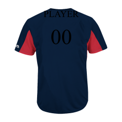 Boston Custom Red Sox Two-Button Jersey - Red-Sox-MAI383