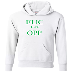 FUCK--THE-OPPS Unisex 50% Polyester / 50% Cotton Hoodie