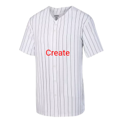 Create-The-Assembly Adult Pin Stripe Baseball Jersey Augusta Sportswear
