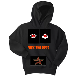Fuck-Tha-Opps Youth Pullover Hooded Sweatshirt