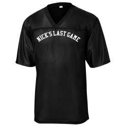 NICKS-LAST-GAME Football Jersey Mens Replica Football Jersey