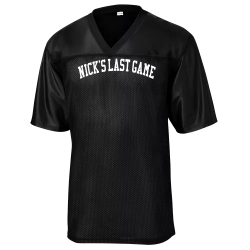 NICKS-LAST-GAME Football Jersey Mens Replica Football Jersey