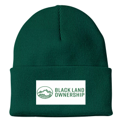 darkk-green 3 Fold Up Cuff Beanie