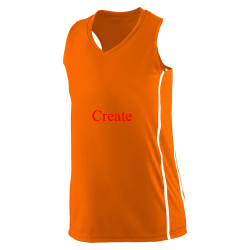 Create Girls Racerback V-Neck Jersey