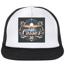 Create Android 13s red ribbon hat Neon Flat Bill Snapback Trucker Cap 