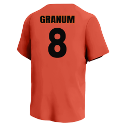 GRANUM-8 Orioles MLB Adult League Team Jerseys - Official Nike MLB Wordmark Poly Tees - N223