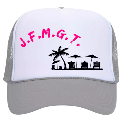 J.F.M.G.T. Create Printed Hat | Unisex Two Tone Foam Trucker Cap 210