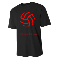 Volleyball-Queens Design Custom Printed T-shirt | Youth Sprint T-Shirt