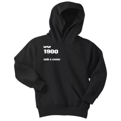 1900-Gulik-n-center Youth Pullover Hooded Sweatshirt