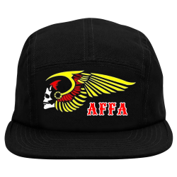 AFFA-hells-angels Five Panel Hat | Camper Style Volley Hat | 