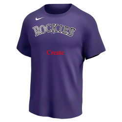 Create Rockies MLB Little League Team Jerseys - Official Nike Youth MLB Wordmark Poly Tees - NY237