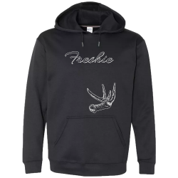 Freshie-hoodie NEW TEXT Mens 100% Polyester Hoodie