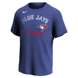 Roro Blue Jays MLB Little League Team Jerseys - Official Nike Youth MLB Wordmark Poly Tees - NY223