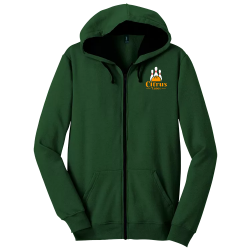 front-and-back-hoodit Full Zippered Hoodie 