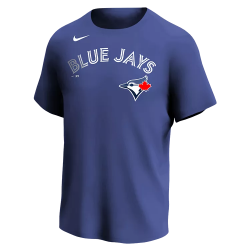 Zev Blue Jays MLB Adult League Team Jerseys - Official Nike MLB Wordmark Poly Tees - N223