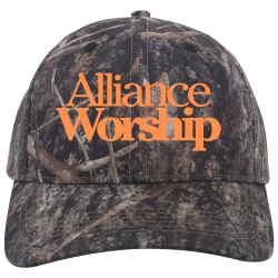 AW-Orange-Camo Order Screen Printed Cap | Unisex Pacific Headwear Structured Camo Hook-And-Loop Adjustable Cap