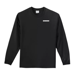 GROUNDCREWblackandorange Design Your Own Embroidered Long Sleeve | Unisex Port And Company Long Sleeve Pc61ls