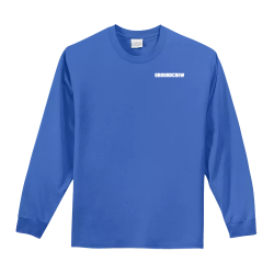 GROUNDCREWupdated Design Your Own Embroidered Long Sleeve | Unisex Port And Company Long Sleeve Pc61ls