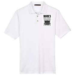 Markspolonvy Mens 100% Cotton Polo
