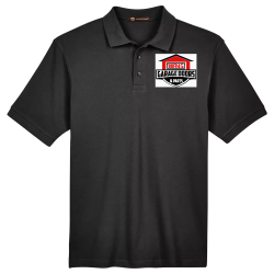 Mayspoloblk Mens 100% Cotton Polo