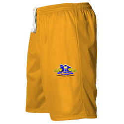 gold-shorts Adult One Color  Mesh Shorts  - 569P