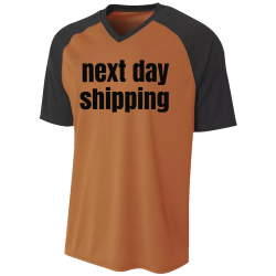 next-day-shipping Men's V-Neck Raglan Baseball Jersey