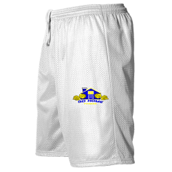 wht-shorts Adult One Color  Mesh Shorts  - 569P