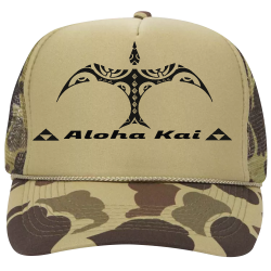 Aloha-Kai CHAD DYER TILING 0405121395 Camoflauge Hat Otto Cap 