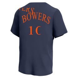 BOWERSOX--10 Tigers MLB Little League Team Jerseys - Official Nike Youth MLB Wordmark Poly Tees - NY239