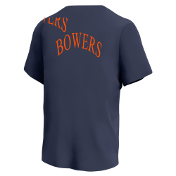 BOWERSOX Tigers MLB Little League Team Jerseys - Official Nike Youth MLB Wordmark Poly Tees - NY239