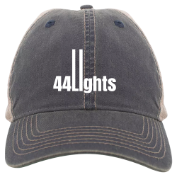 44-LIGHTS Buy Screen Printed Cap | Unisex Pacific Headwear Vintage Dirty Trucker Snapback Cap