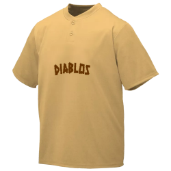 Diablos Wicking Baseball Jersey 2 Button