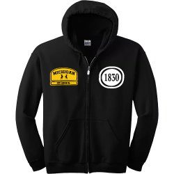 Zip-Up Adult 50% Polyester / 50% Cotton Hoodie