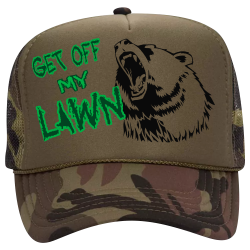 LAWN-My-Get-off---3 CHAD DYER TILING 0405121395 Camoflauge Hat Otto Cap 