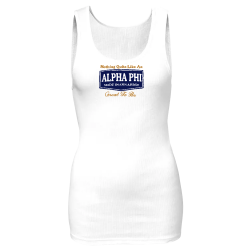 tank4 DISCONTINUED Junior Rib Tank Top  - 5527